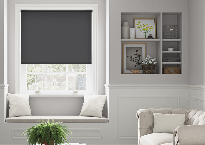 Eco Friendly, Ebony - Twist&Fit Roller Blind - Image 3